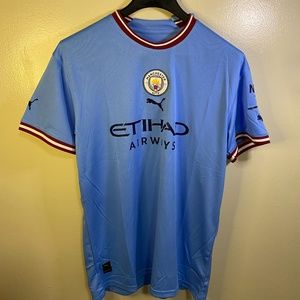 Manchester City FC 2022/2023 Home Soccer Jersey Size X-Large